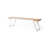 Bois de chêne naturel / blanc antique est en rupture de stock