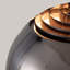 Lampe à arc 1 lumière iconique H 95 po - Mid-Century moderne, corps en acier nickel satiné, abat-jour en nickel noir demi-dôme, base en marbre blanc, à intensité variable, compatible avec les interrupteurs intelligents, ampoule DEL incluse-175038356