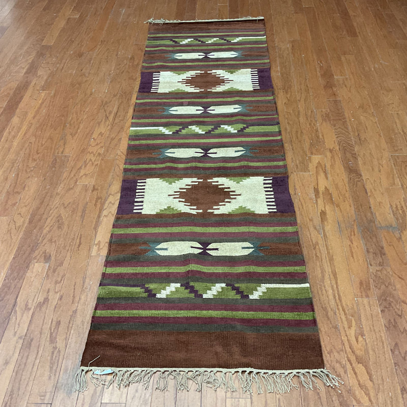 Barkhamsted Wool Striped Indoor Rug, Runner 2'6" x 8'