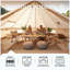 Tente de campement 4 saisons 9,8 pi Bell Green-126693927