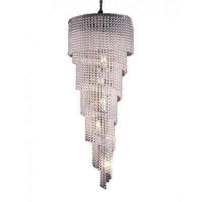 Lustre suspendu en acier inoxydable 6 lumières