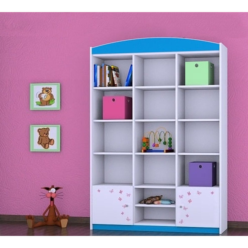 Gabriela 183cm H X 132cm W Animals Kids Cube, Blue