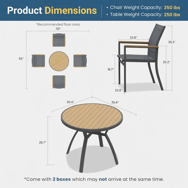 Dimensions du produit