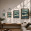 Flowing Waves Minimalist - Print-1232010280-1232010286