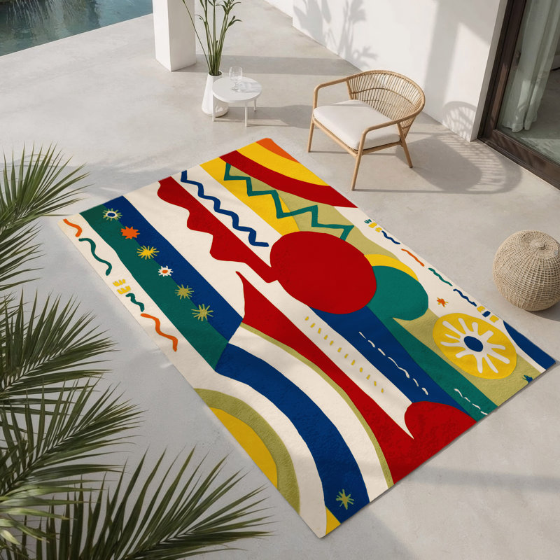 Tapis intérieur et extérieur Peppy, Rectangle 9 pi x 12 pi