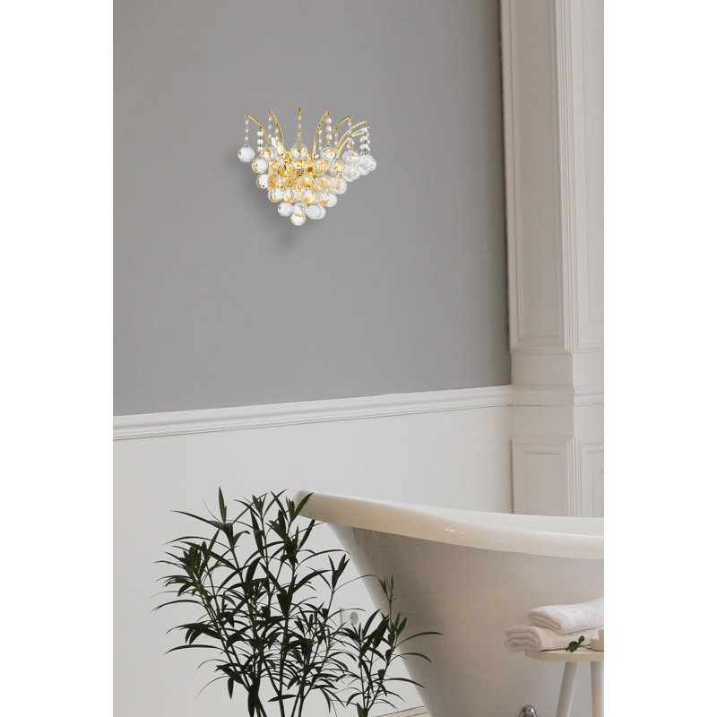 Phyllida Flush Mounted Sconce, Gold