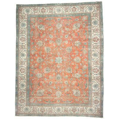 Porath One-of-a-Kind 9'7" x 12'6" 50-60 Years Old Area Rug in Blue/Brown