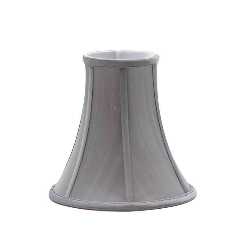 Abat-jour Dupioni Pure Silk, Gris