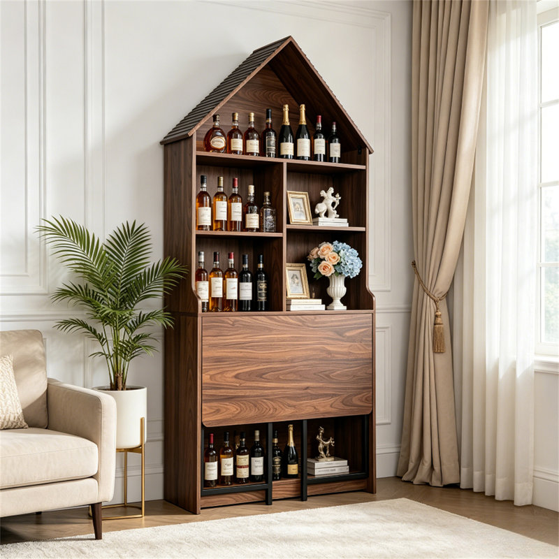 Bureau d'artisanat pliant avec tablettes de rangement