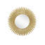 Plume Round Brass, Engineered Wood Mirror