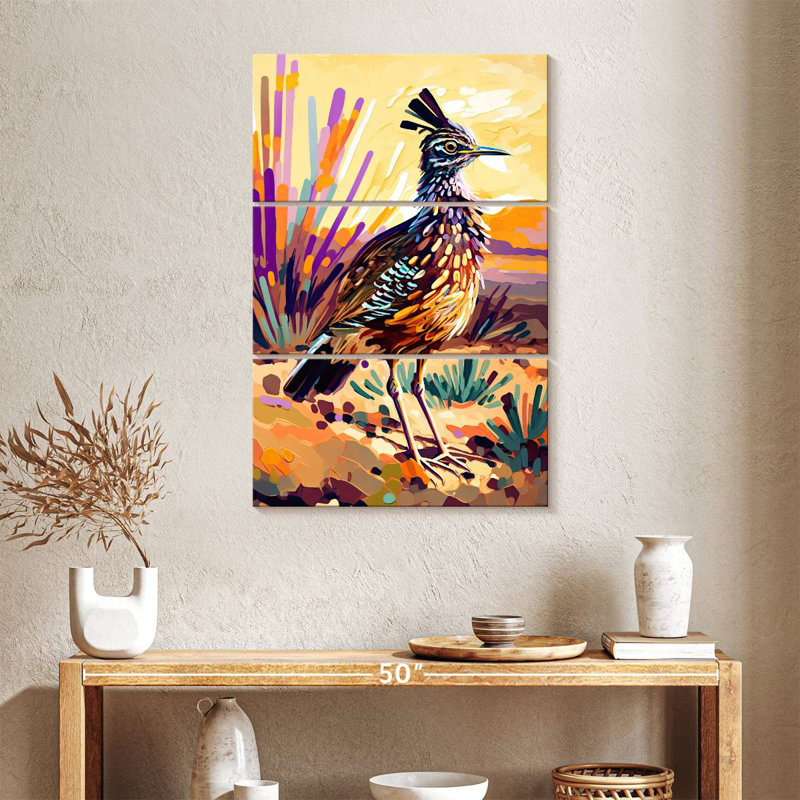 Brampt Desert Roadrunner, 38" H x 24" W