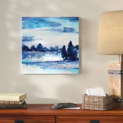 «Land II», reproduction de peinture acrylique