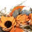 Sunflower and Straw Artificial Fall Harvest Wreath