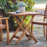 Crocker Folding Wooden Bistro Table