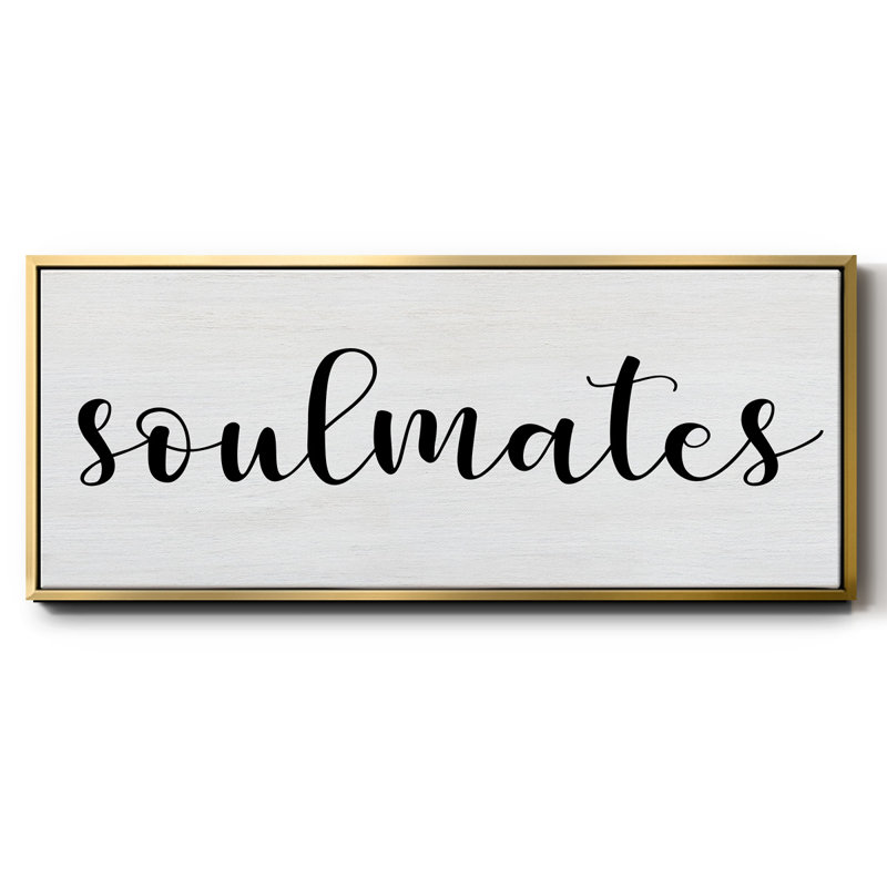 Soulmates- Framed Canvas, 24" H x 60" W