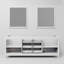 Ensemble de meuble-lavabo double l 84 po x P 22 po et miroirs 34 po Marsyas-2103306858-2103306859