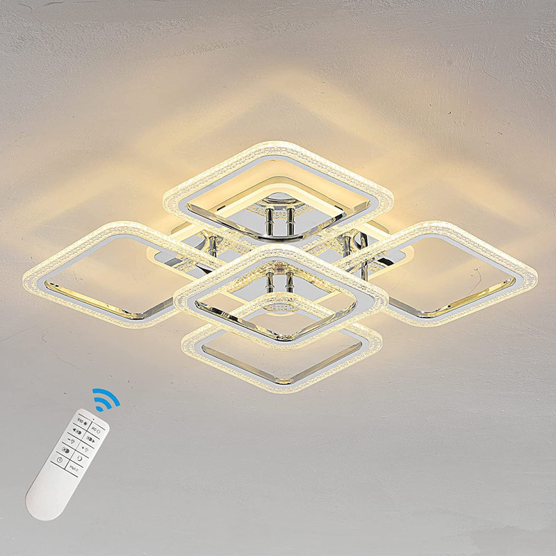 Lolanda 5 - Light 23.62" Acrylic LED Flush Mount