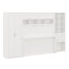 Lit escamotable avec placard intégré, tiroirs de rangement et tablettes, parfait pour les petites chambres