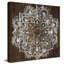 Mandala sur bois foncé - impression-747709673-747709672