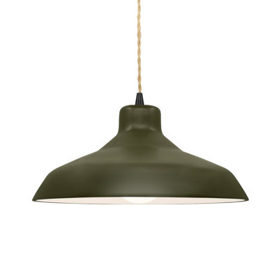 Luminaire suspendu en forme de dôme à 1 lumière Gela