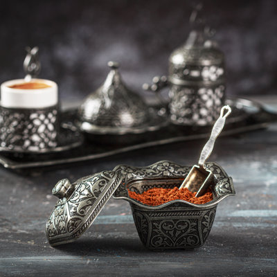 Crystalia USA Metal Candy Bowl