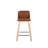 Arabelle Swivel Upholstered Faux Leather Counter Stool-89290220