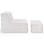 Chaise longue rembourrée 32,5 "avec repose-pieds-860862939