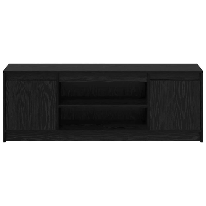 TV Cabinet 139.5 X 34 X 50 Cm Engineered Wood, Black