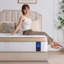 Matelas hybride moyen avec mousse de gel rafraîchissante avec ressorts ensachés certifiés Certipur-Us, soulagement de la pression, isolement du mouvement-774108839-801788392