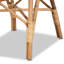 Chaise de style traditionnel décontracté