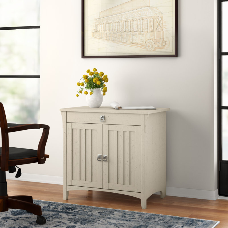 Pernell Secretary Desk, Antique White
