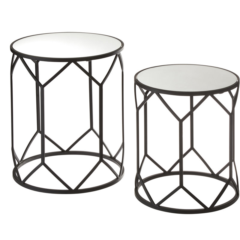 Lizeth Frame Side Table Set
