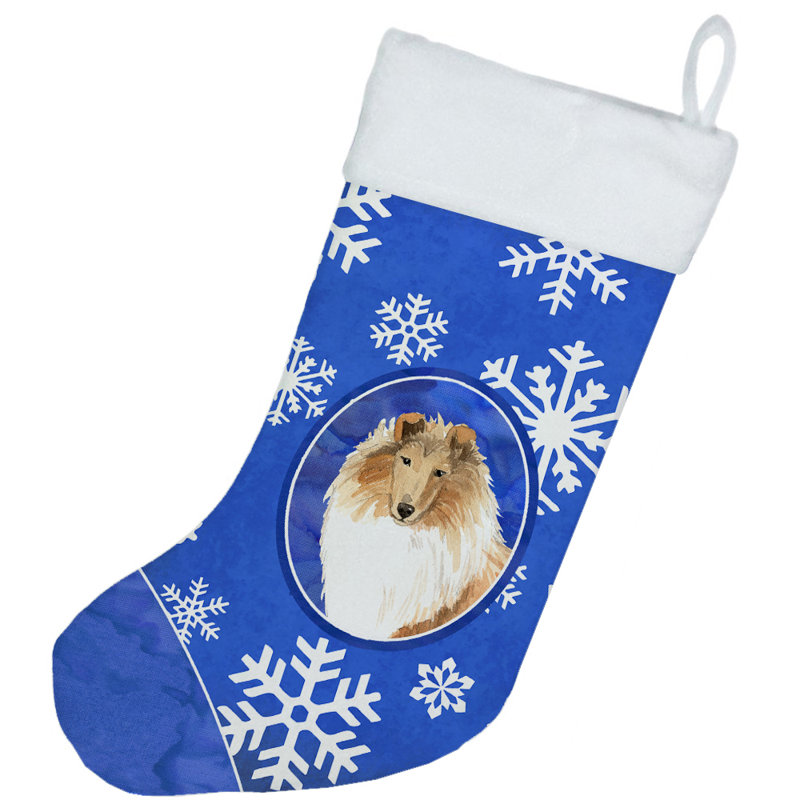 Chaussette de noël winter flocons de noël, Colley