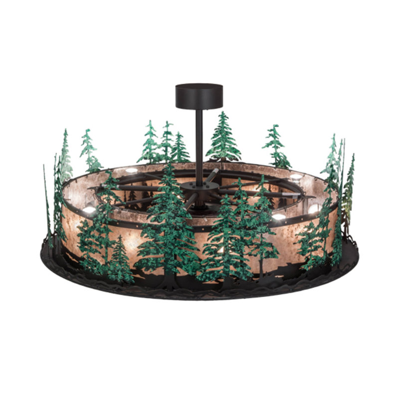 Tall Pines Downrod Ceiling Fan