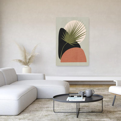 Boho Desert Palm Abstract Minimalist Modern Palm Nature Tropical Wall Art Print