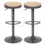 Tabouret de bar pivotant en bois massif l 15,2 po Jaina -1447778117-1447778123