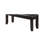 Urbana Black Synthetic Leather & Espresso Finish Bench