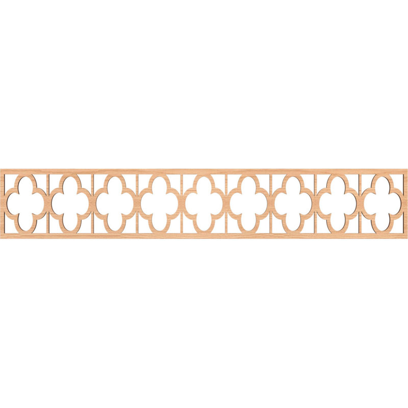 Moulure à panneau Woodall, Noyer blanc, H 8 po x l 46,625 po x P 0,25 po