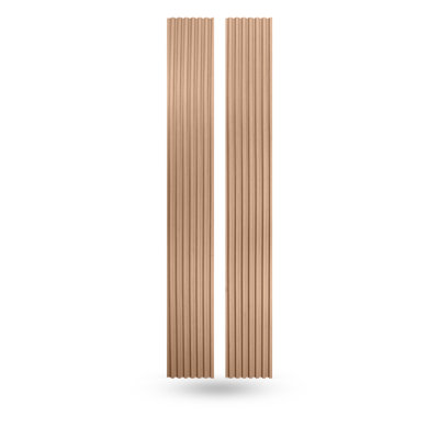 106" Premium 3D Shiplap Acoustic Slat Wood Wall Panels – Seamless Decorative Wall & Ceiling Panelling