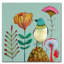 Art mural sur toile tendue - "My Heart Of Gold" de Sylvie Demers pour décoration de salon, de chambre à coucher ou de bureau - 18 x 18-22070284