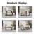 Teddy Fabric Rocking Chair，Comfy Glider Chair for Bedroom, Living Room & Sunroom, Supports 300 lbs-943971019