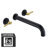SUMERAIN High Flow Bathtub Faucet,  Extra Long Spout Double Handle Wall Mounted Tub Filler-91834103-92914149