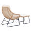 Allexis Wicker Outdoor Lounge Chair with Ottoman-866157854