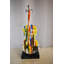Statue en résine de couleur graffiti Altamease 10 pi x 12 po x H 30 po