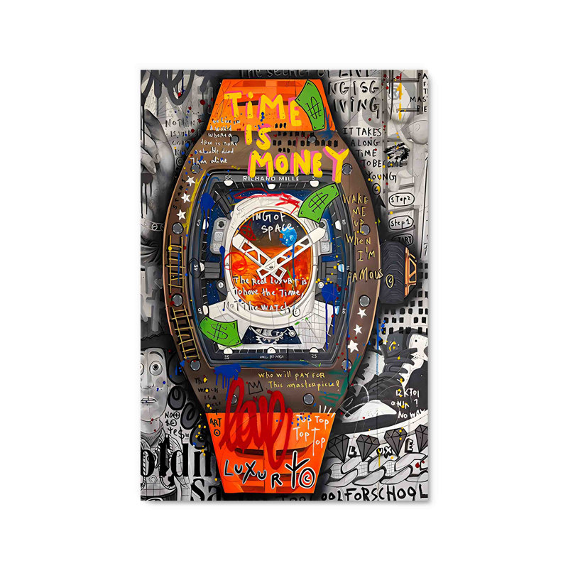" Graffiti Watch ", 45" W x 30" H