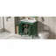 Armoire de meuble-lavabo 30 po avec lavabo en céramique 30 po, armoire de rangement avec portes à fermeture douce et pieds en bois-23976810