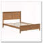 Lit plateforme double en bois massif-679618089