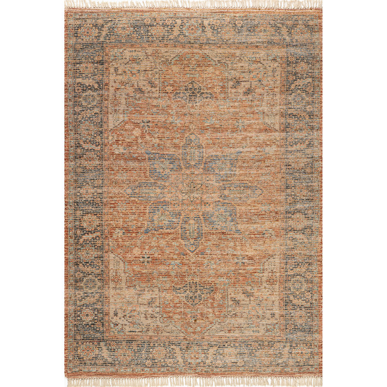 Persian Medallion Tassel Area Rug