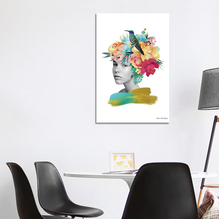 The Girl And The Paradise by Seven Trees Design - Gallery-Wrapped Canvas Giclée on Canvas