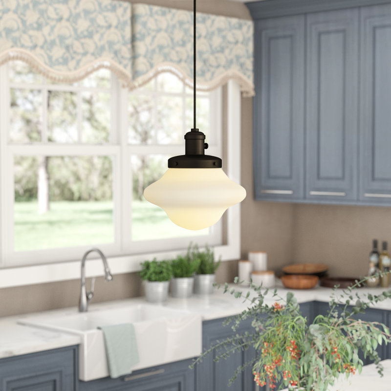 Luminaire suspendu simple à 1 lumière Reseda